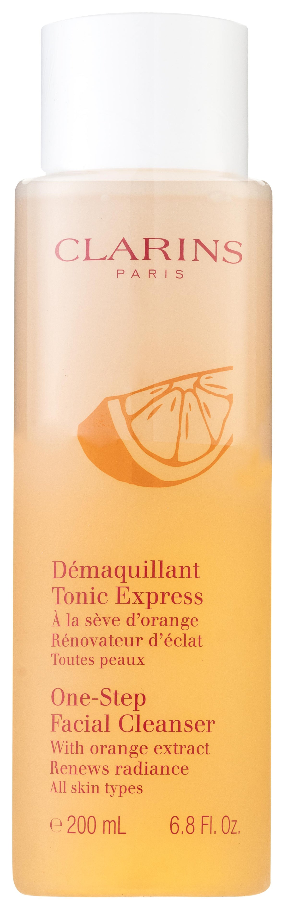 Clarins One-Step Facial Cleanser Почистващ дегримьор тоник за лице с озаряващо действие