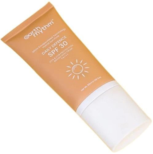EARTH RHYTHM Daily Defence Hybrid SunfluidSPF30 PA+++ Хибриден слънцезащитен флуид за лице със SPF 30