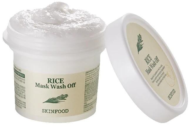 SKINFOOD Rice Mask Wash Off Маска за лице с отмиване с вода от оризови люспи
