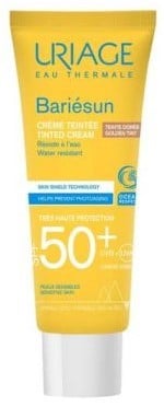Uriage Bariesun SPF50+ Тониран слънцезащитен крем за лице