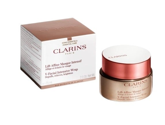Clarins V-Facial Intensive Wrap Озаряваща маска за лице