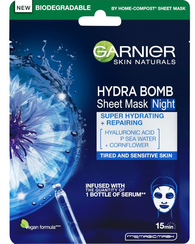 Garnier Skin Naturals Hydra Bomb Night Mask Нощна маска за лице