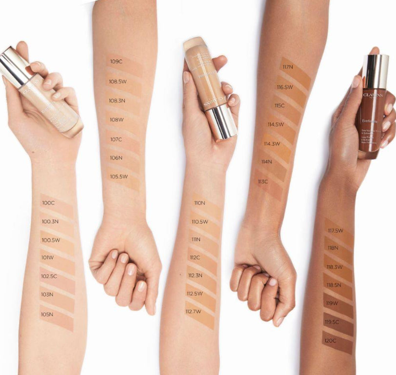 Clarins Everlasting Long Wearing & Hydrating Matte Foundation Фон дьо тен без опаковка