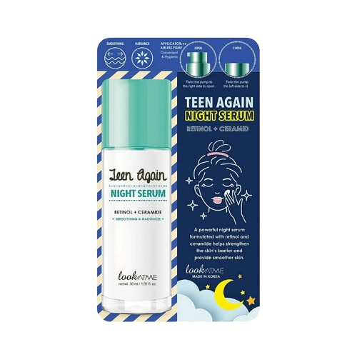lookATME Teen Again Night Serum Retinol + Ceramide Нощен серум за лице