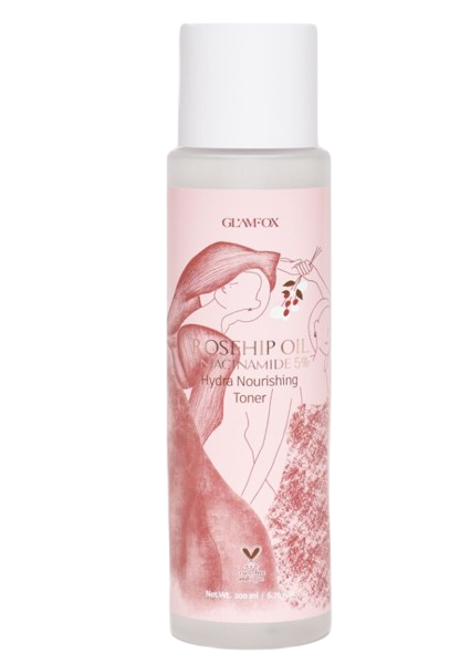 Glamfox Rosehip Oil Niacinamide 5% Hydra Nourishing Toner Тонер за лице