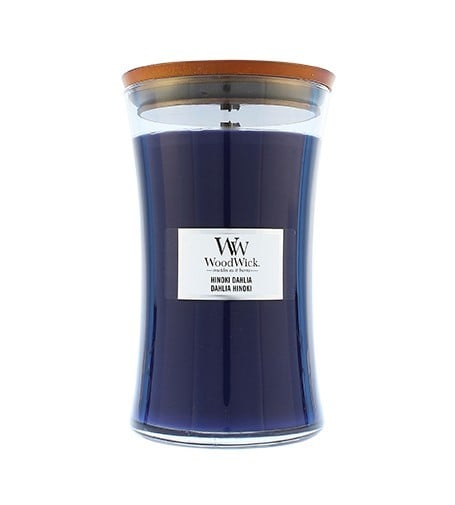 WoodWick Hinoki Dahlia Ароматна свещ с дървен фитил