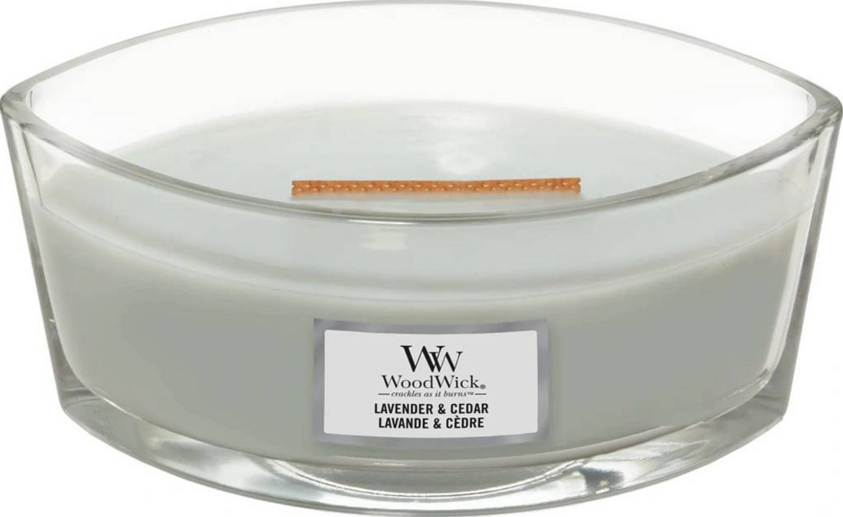 WoodWick Lavender And Cedar Ароматна свещ