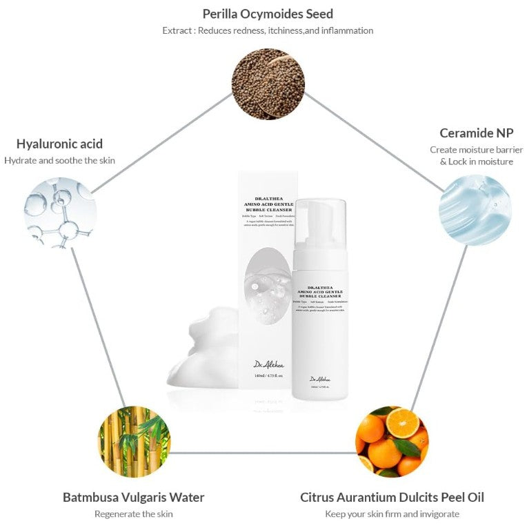 Dr. Althea Amino Acid Gentle Bubble Cleanser Почистваща пяна за лице