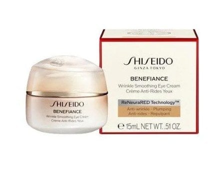 Shiseido Benefiance Wrinkle Smoothing Eye Cream Подхранващ и изглаждащ околоочен крем против бръчки