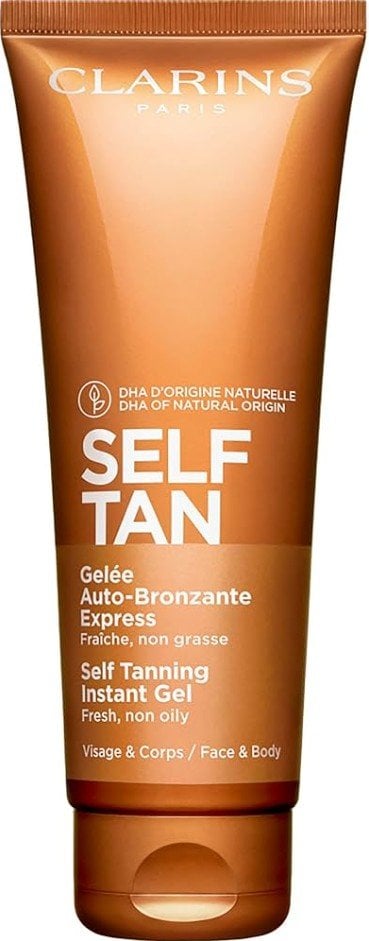 Clarins Self-Tanning Instant Gel Бронзиращ гел за лице и тяло