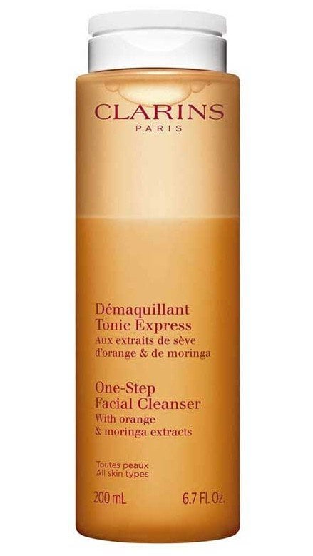 Clarins One-Step Facial Cleanser Почистващ дегримьор тоник за лице с озаряващо действие без опаковка
