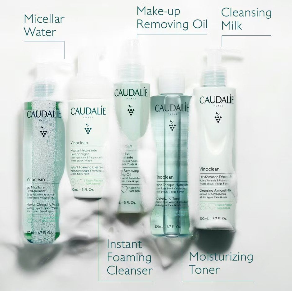 Caudalie Vinoclean Почистващо бадемово мляко дегримьор