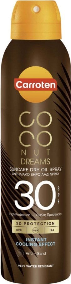 Carroten Coconut Dreams Слънцезащитно сухо олио спрей SPF30