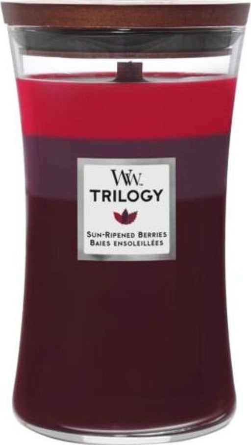 WoodWick Sun-Ripened Berries Ароматна свещ с дървен фитил
