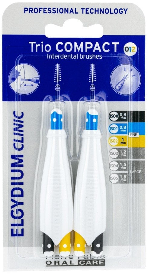 Elgydium Clinic Trio Compact Интердентални четки за зъби