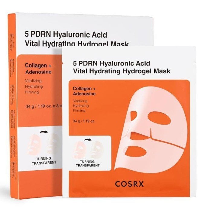 Cosrx 5 Pdrn Hyaluronic Acid Vital Hydrating Hydrogel Mask Маска за лице