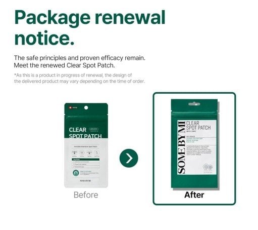 Some By Mi 30 Days Miracle Clear Spot Patch 18 Count - Invisible Spot Sticker for Sensitive Skin