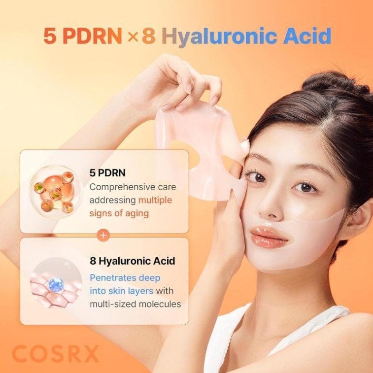 Cosrx 5 Pdrn Hyaluronic Acid Vital Hydrating Hydrogel Mask Маска за лице