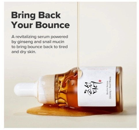 Beauty of Joseon Revival Serum Ginseng + Snail Mucin възстановяващ серум с женшен и охлювена слуз