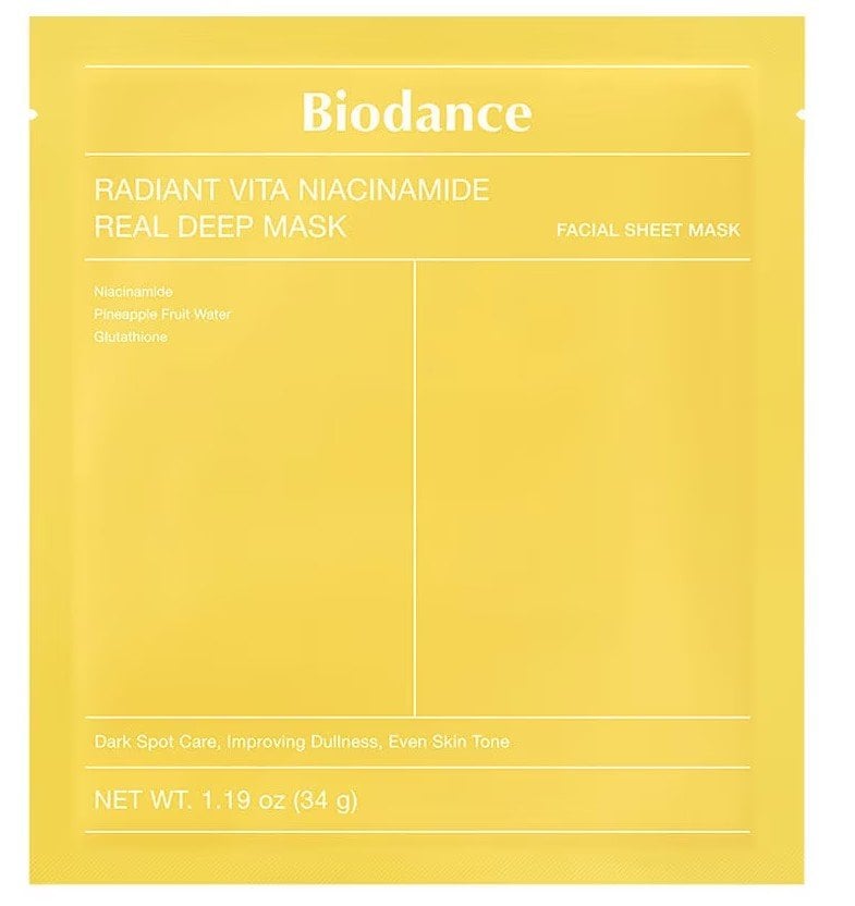 Biodance Radiant Vita Niacinamide Real Deep Mask Маска за лице