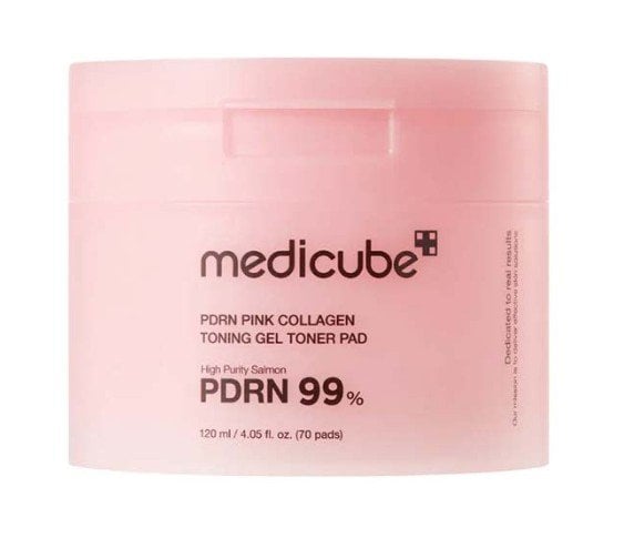 MediCube PDRN Pink Collagen Toning Gel Toner Pad 70 броя