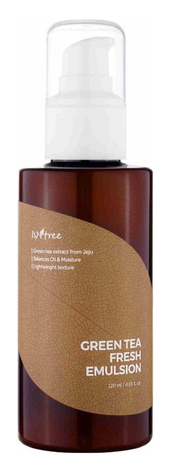 Isntree Green Tea Fresh Emulsion ефективна емулсия за мазна кожа