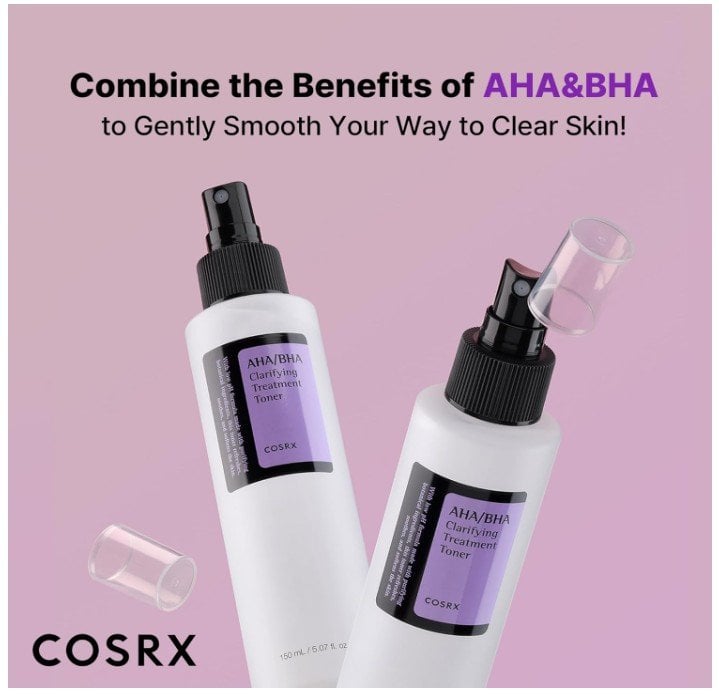 Cosrx AHA/BHA Clarifying Treatment Toner Ексфолиращ тоник за лице с АНА и ВНА киселини