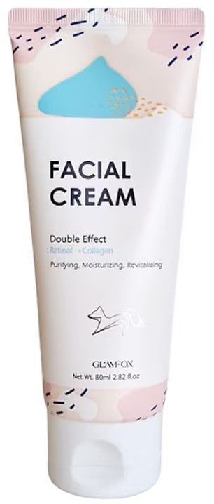 Glamfox Double Effect Facial Cream Retinol + Collagen Kрем за лице с ретинол и колаген