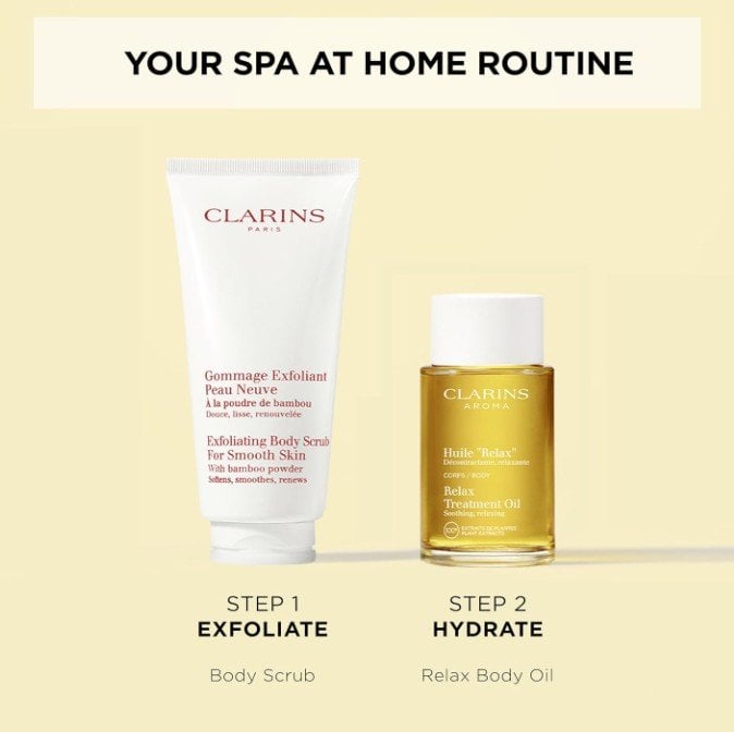 Clarins Huile Relax Treatment Oil Успокояващо масажно масло за тяло без опаковка