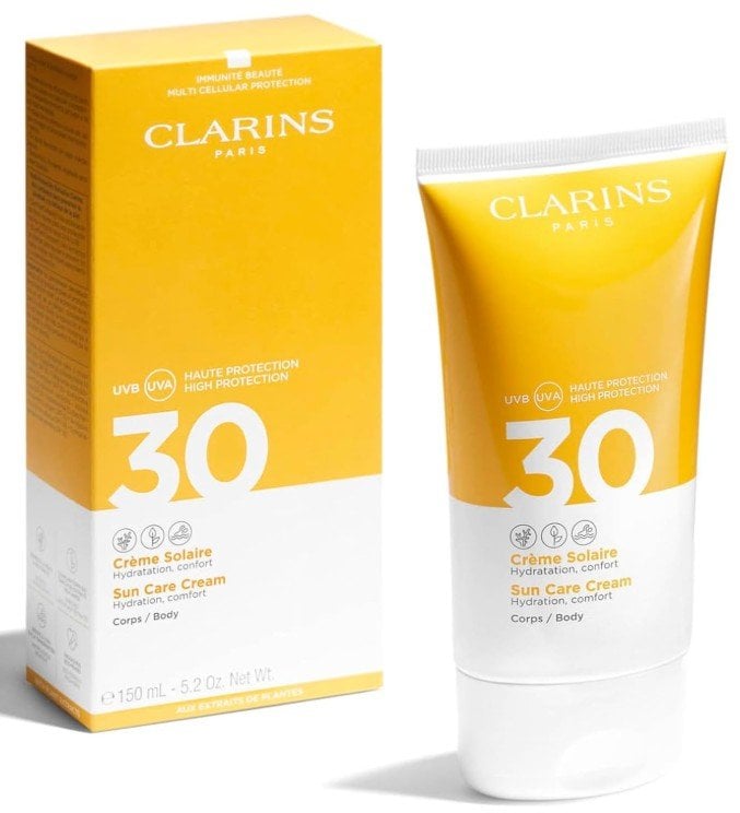 Clarins Sun Care Cream SPF30 Слънцезащитен крем за тяло без опаковка