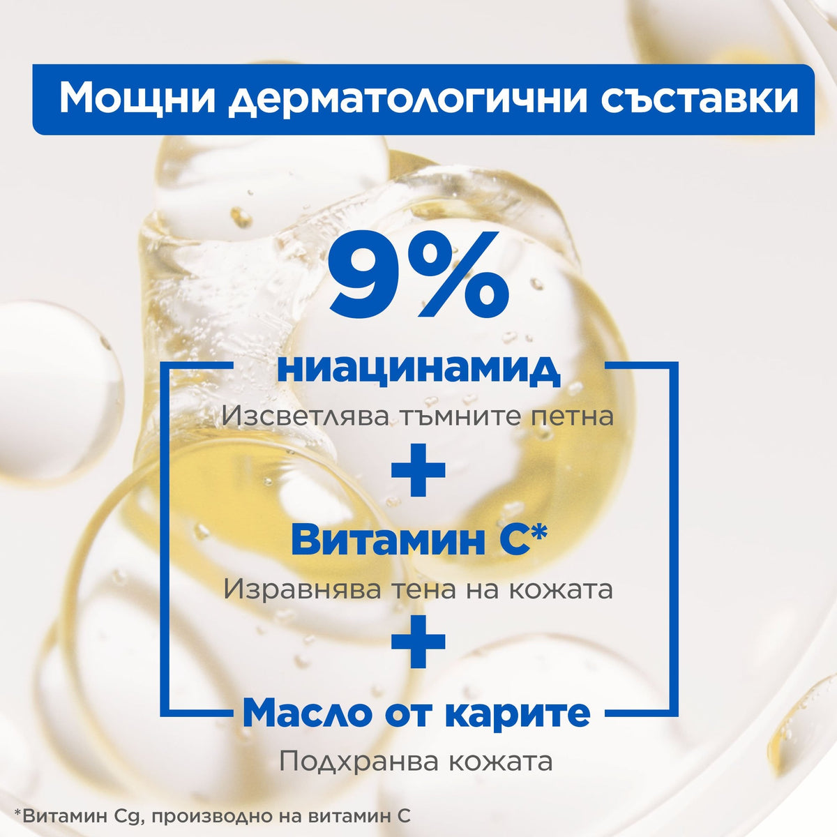 Mixa Niacinamide Bright xидратиращ крем за лице, тяло и ръце срещу тъмни петна