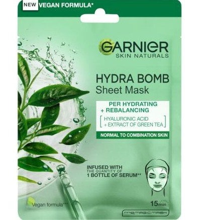 Garnier Skin Naturals Памучна маска за нормална до комбинирана кожа