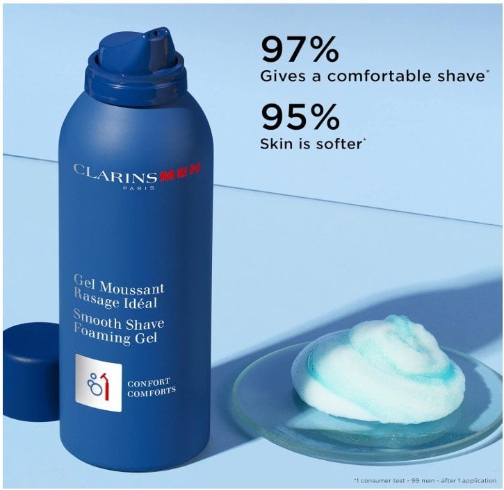 Clarins Men Smooth Shave Foaming Gel Гел за бръснене