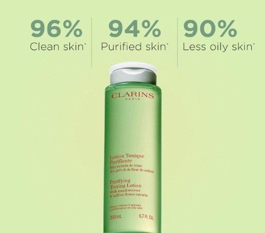 Clarins Purifying Toning Lotion Почистващ тоник за мазна кожа без опаковка