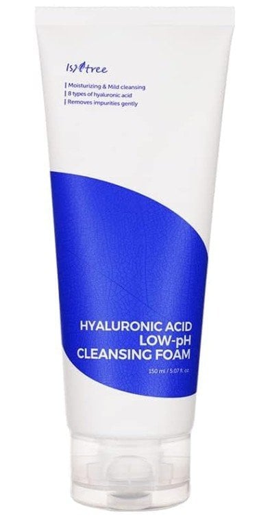 Isntree Hyaluronic Acid Low-pH Cleansing Foam почистваща пяна за лице с ниско pH