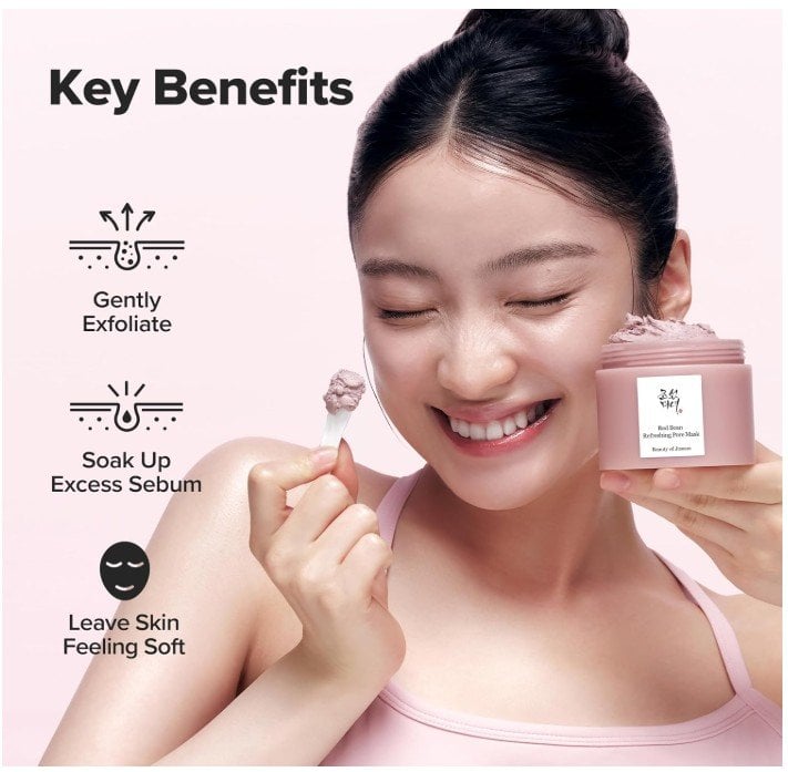 Beauty of Joseon Red Bean Refreshing Pore Mask Освежаваща почистваща маска за лице с червен боб