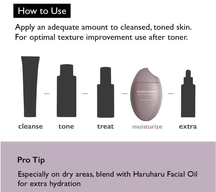 Haruharu Wonder Black Rice Hyaluronic Cream крем за лице с черен ориз и хиалурон