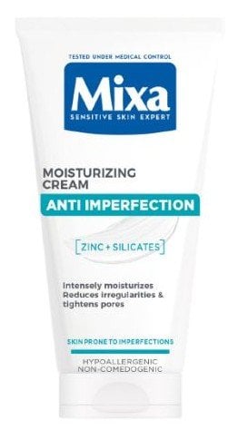 Mixa Anti-Imperfection Moisturizing Cream Хидратиращ крем за чувствителна кожа склонна към несъвършенства