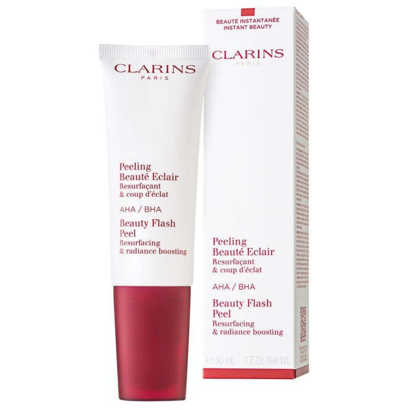 Clarins Beauty Flash Peel Изглаждащ пилинг за лице за мигновено изглаждане и подхранване