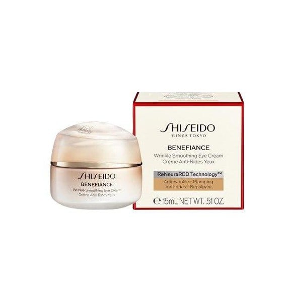 Shiseido Benefiance Wrinkle Smoothing Eye Cream подхранващ и изглаждащ околоочен крем против бръчки