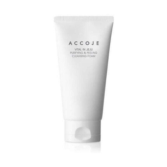 Accoje Vital in Jeju Purifying and Peeling Cleansing Foam почистваща пилинг пяна за лице