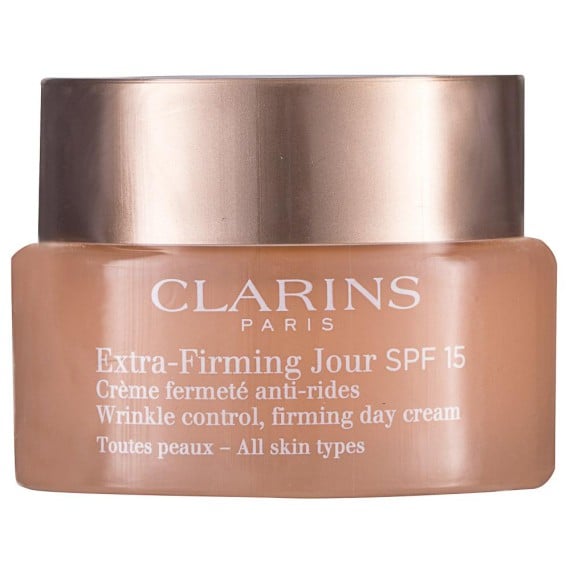 Clarins Extra Firming Jour SPF15 Дневен стягащ крем против бръчки за лице за всеки тип кожа