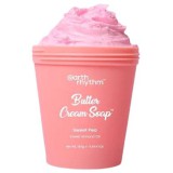 EARTH RHYTHM Sweet Pea Butter Cream Soap Почистващ крем за тяло с масло от ванилия