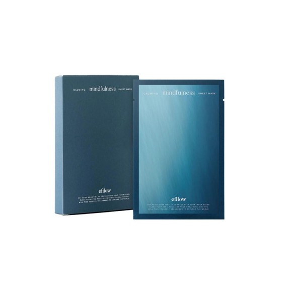 Efilow Calming Mindfulness Sheet Mask Успокояваща маска за лице с лотос и чаено дърво