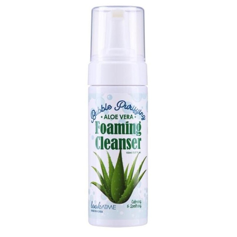 LOOKATME Bubble Purifying Foaming Cleanser Aloe Vera Почистваща пяна за лице с алое