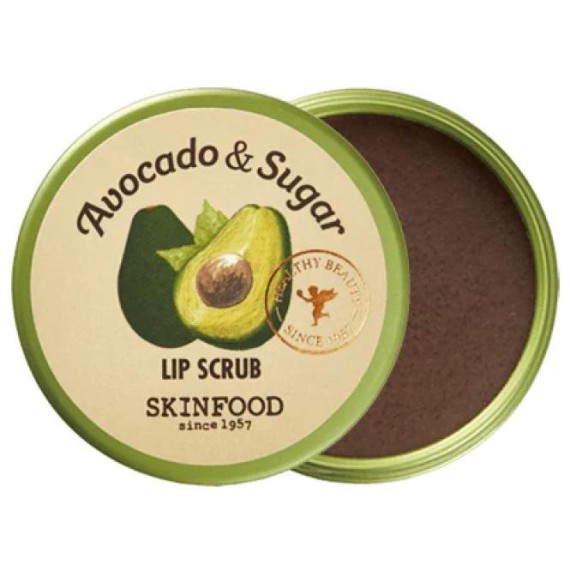 SKINFOOD Avocado & Sugar Lip Scrub Захарен пилинг за устни с авокадо