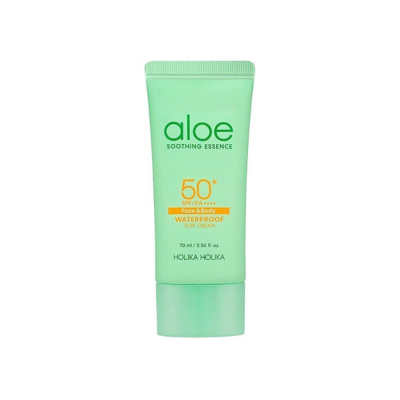 Holika Holika Aloe Soothing Essence Waterproof Sun Cream SPF50+ Успокояващ водоустойчив слънцезащитен крем с алое