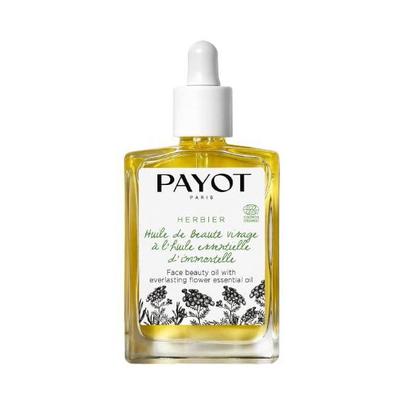 Payot Herbier Organic Face Beauty Oil With Everlasting Flower Essential Oil Масло за лице с етерично масло от хелихризум