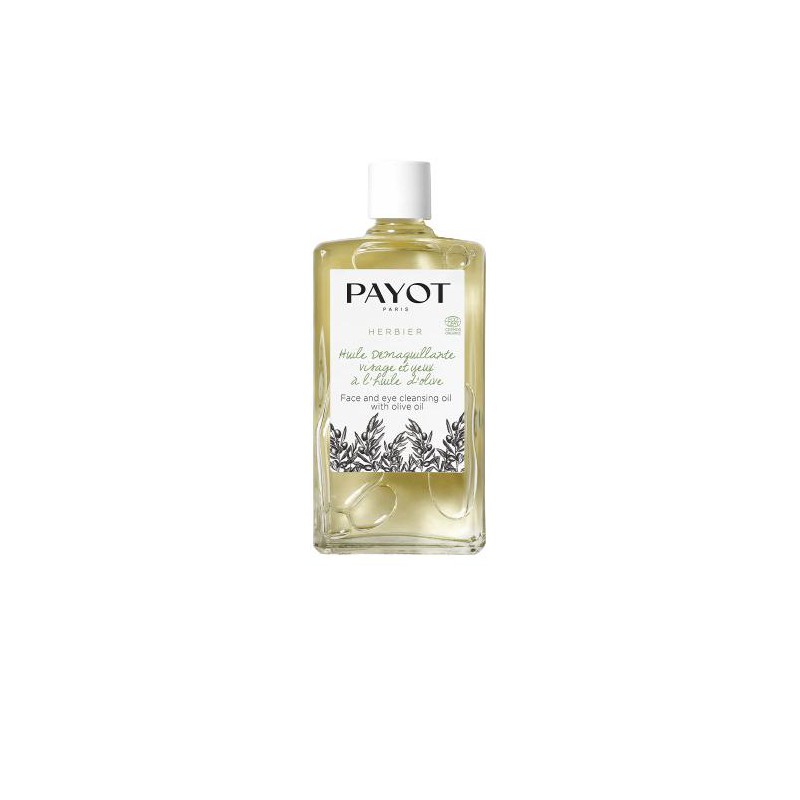 Payot Herbier Organic Face And Eye Cleansing Oil With Olive Oil Почистващо масло за лице и очи с маслиново масло