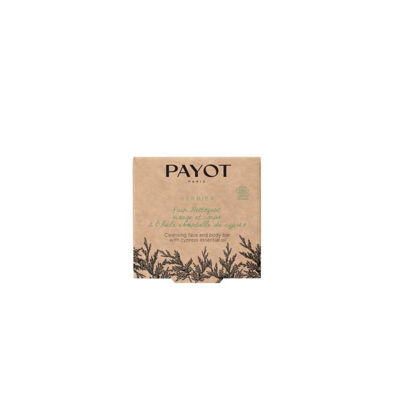 Payot Herbier Face And Body Cleansing Bar With Cypress Essential Oil Почистващ бар с етерично масло от кипарис